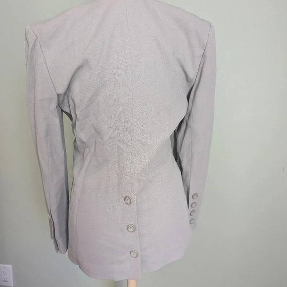 Escada Taupe Wrap Skirt Suit, EU 36 - Picture 11 of 11